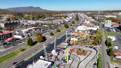 amusement-park-aerial-in-pigeon-forge-tennessee