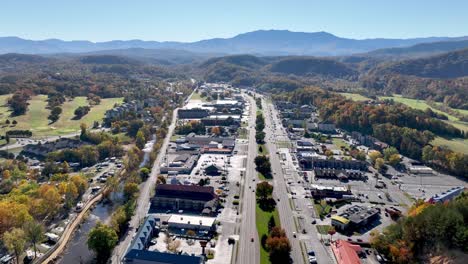 high-aerial-above-pigeon-forge-tennessee