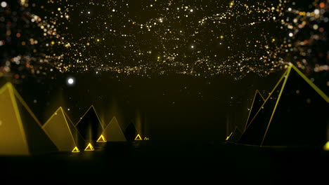 Yellow-Blue-Particles-Dust-Awards-Background