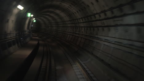 Shot-of-train-goes-underground-subway