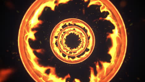 Fire-Tunnel-Background-Loop