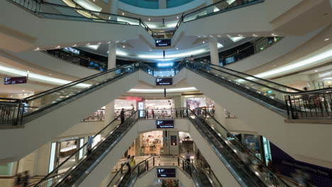 Timelapse-of-customers-traffic-in-shopping-mall