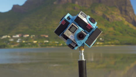 Six-GoPro-cameras-shooting-360-degrees-nature-scene
