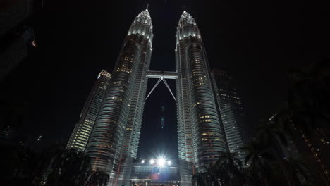 Hyperlapse-of-walking-near-Petronas-Towers-at-night-Kuala-Lumpur
