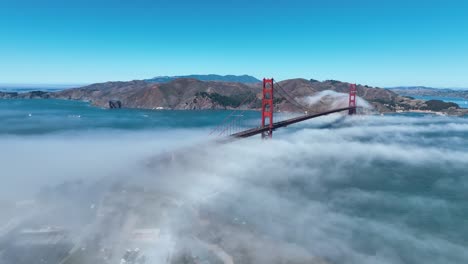 Antenne-Der-Golden-Gate-Bridge-In-San-Francisco-In-Kalifornien,-Vereinigte-Staaten
