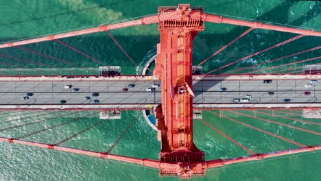 Golden-Gate-Bridge-In-San-Francisco-In-Kalifornien,-Vereinigte-Staaten
