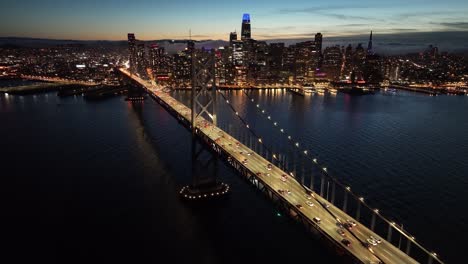 Oakland-Bay-Bridge-At-San-Francisco-In-California-United-States