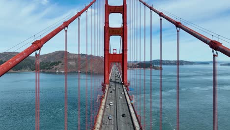 Antena-Del-Puente-Golden-Gate-En-San-Francisco-En-California,-Estados-Unidos