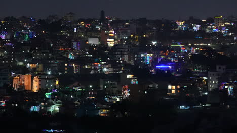 Die-Wunderschönen-Farbigen-Lichter-In-Der-Stadt-Kathmandu-Während-Des-Diwali-Festes