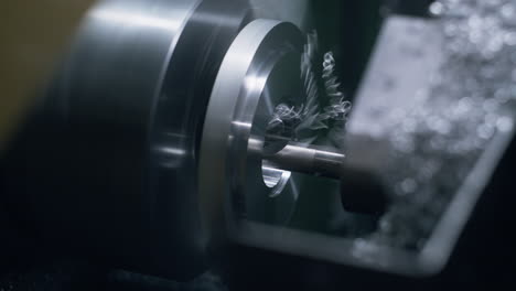 Metallschneidemaschine-Mit-Drehfräsmaschine,-Kombinierte-Werkstückdrehmaschine