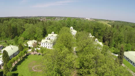 Aerial-view-of-estate-in-Tsaritsyno-museum-and-reserve-Moscow