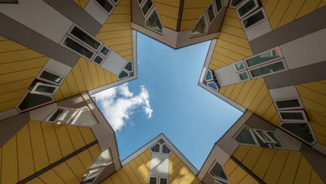 Timelapse-of-clouds-in-the-sky-among-Cube-Houses-Rotterdam