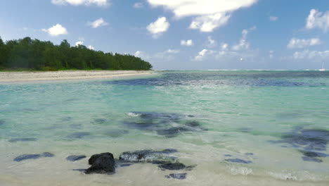 Forested-coastline-and-blue-lagoon-Mauritius