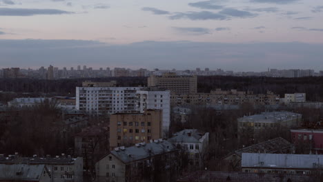 Evening-city-view-with-apartment-blocks