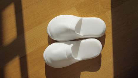 White-slippers-in-the-sun