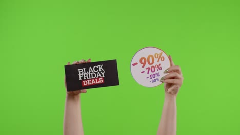 Black-Friday-Deals-and-purchase-discount-percentage-advertisement-inscriptions-on-chroma-key