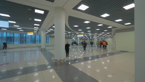 En-La-Terminal-E-Del-Aeropuerto-Sheremetyevo-De-Moscú.