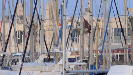 Hafen-Mit-Yachten-In-Alicante,-Spanien