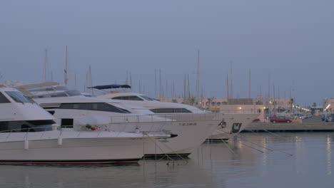 Yachts-mooring-in-the-port-of-Alicante-Spain