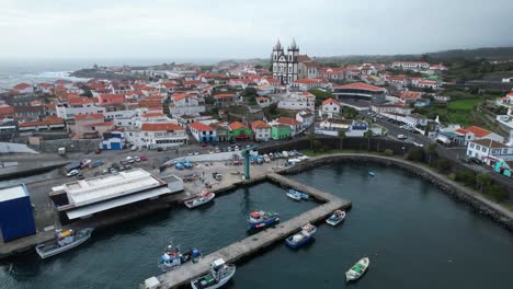 Sao-Mateus-da-Calheta-with-its-Cathedral-and-pier-in-cloudy-day