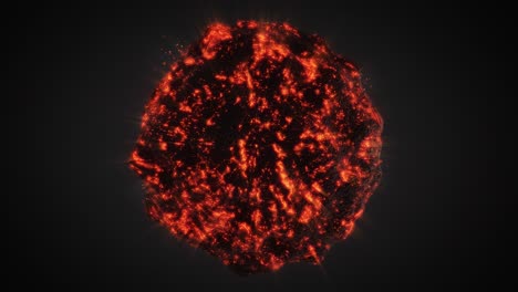 Abstract-Volcano-Lava-Sphere-Rotating