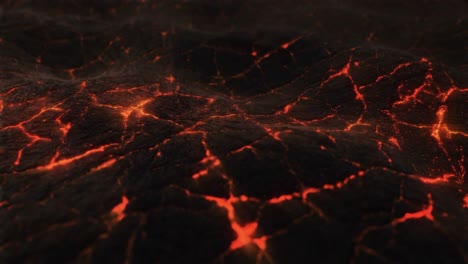 Abstrakter-Roter-Heißer-Lava-Magma-Hintergrund