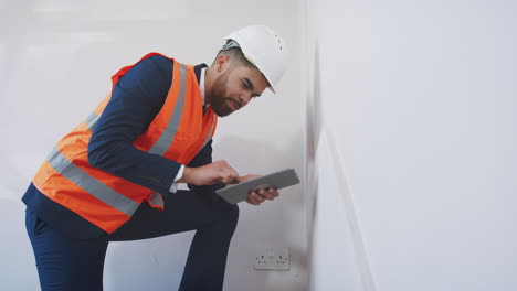 Surveyor-In-Hard-Hat-And-High-Visibility-Jacket-With-Digital-Tablet-Carrying-Out-House-Inspection