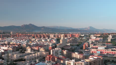 An-aeral-view-of-Alicante-area-on-a-sunny-day