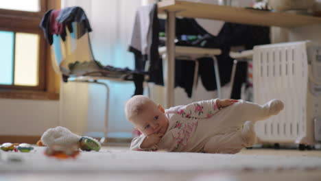Eight-months-child-on-the-floor-at-home