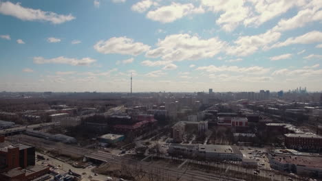 Luftstadtbild-Von-Moskau-Im-Frühling-Russland