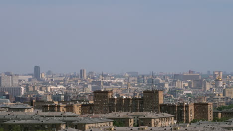 Panorama-De-Moscú-Paisaje-Urbano-De-La-Capital-Rusa