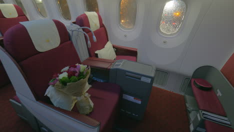 Jet-airplane-interior-view-first-class