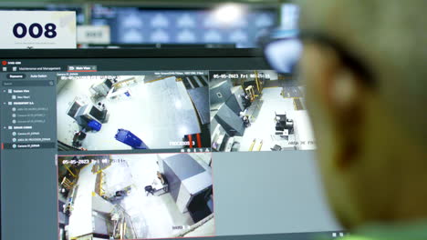 Aufnahme-Eines-Computerbildschirms-Mit-Blick-Auf-Überwachungskameras