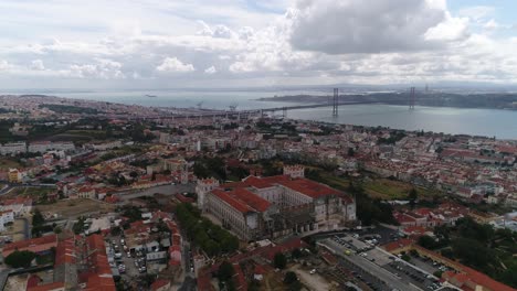 Aerial-View-of-Lisbon-in-Portugal