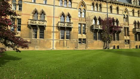Prado-Histórico-Edificio-De-Christ-Church-College-En-Oxford,-Inglaterra