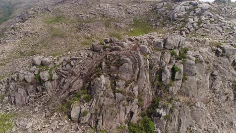 Rock-Formation-in-Mountains-Aerial-View