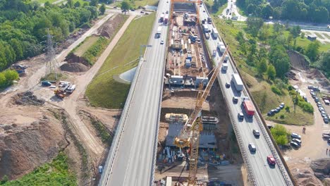 Panoramic-view-of-A1-bridge-construction-site-in-Kaunas