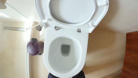 Point-of-view-of-man-going-to-and-using-the-toilet