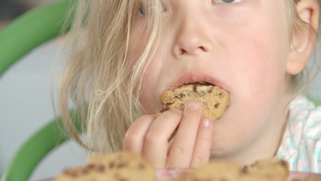 Close-Up-Of-Girl-Eating-Chocolate-Chip-Cookie