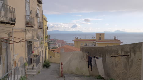 Naples-empty-street-overlooking-the-sea-Italy