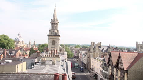 Panoramablick-Auf-Die-Skyline-Und-Die-Dächer-Von-Oxford
