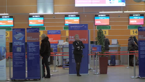 Vista-Interior-De-La-Terminal-D-Del-Aeropuerto-Sheremetyevo-De-Moscú