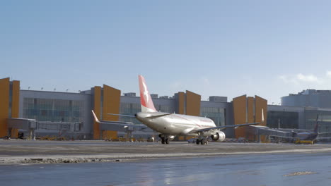 Aircraft-A320-of-Air-Arabia-taxiing-to-terminal-at-Sheremetyevo-Airport-Moscow