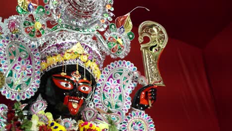 Diwali-Ist-Eines-Der-Größten-Feste-In-Indien.-Bei-Diesem-Fest-Wird-Kali,-Eine-Der-Gottheiten-Der-Hindus,-Verehrt