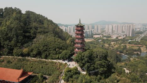 Entdecken-Sie-Die-Göttliche-Schönheit-Des-Nansha-Tin-Hau-Palastes-Mit-Einer-Luftaufnahme-Der-Göttinnenstatue-In-China