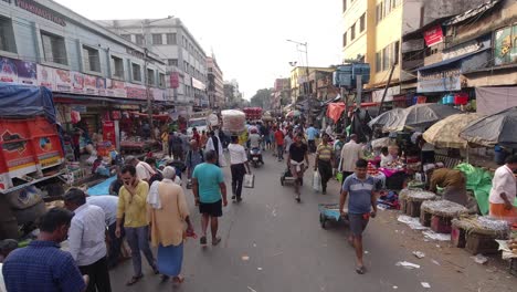 Stockvideos-Von-Der-Straße-In-Kalkutta-Und-Von-Arbeitenden-Menschen