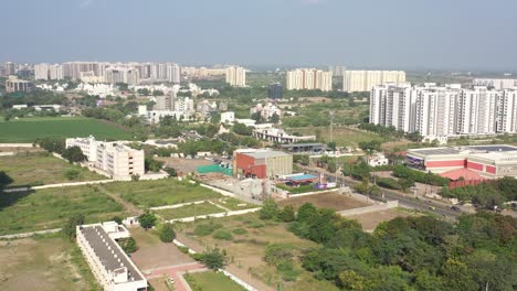 Rajkot-city-aerial-view-Hostel-is-visible-on-Kalavad-road