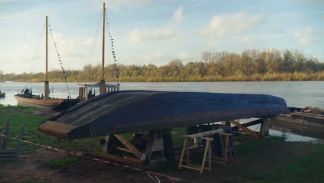 Wooden-vessel-undergoing-major-refit-and-repair
