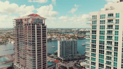 Bauunternehmer-In-East-Fort-Lauderdale,-Schöne-Aussicht-Auf-Das-Meer