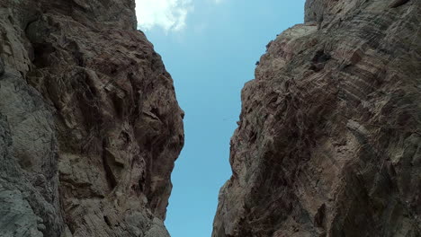 Cliffs-along-the-Caminito-del-Rey-in-Malaga,-Spain